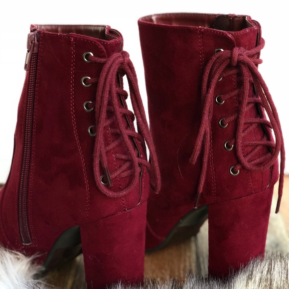 ✨Faux Suede Ankle Booties - Picture 2 of 3